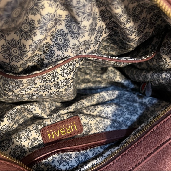 Dusty plum Urban Expressions large, functional handbag. - Picture 4 of 5